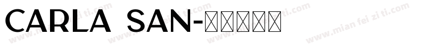 Carla san字体转换